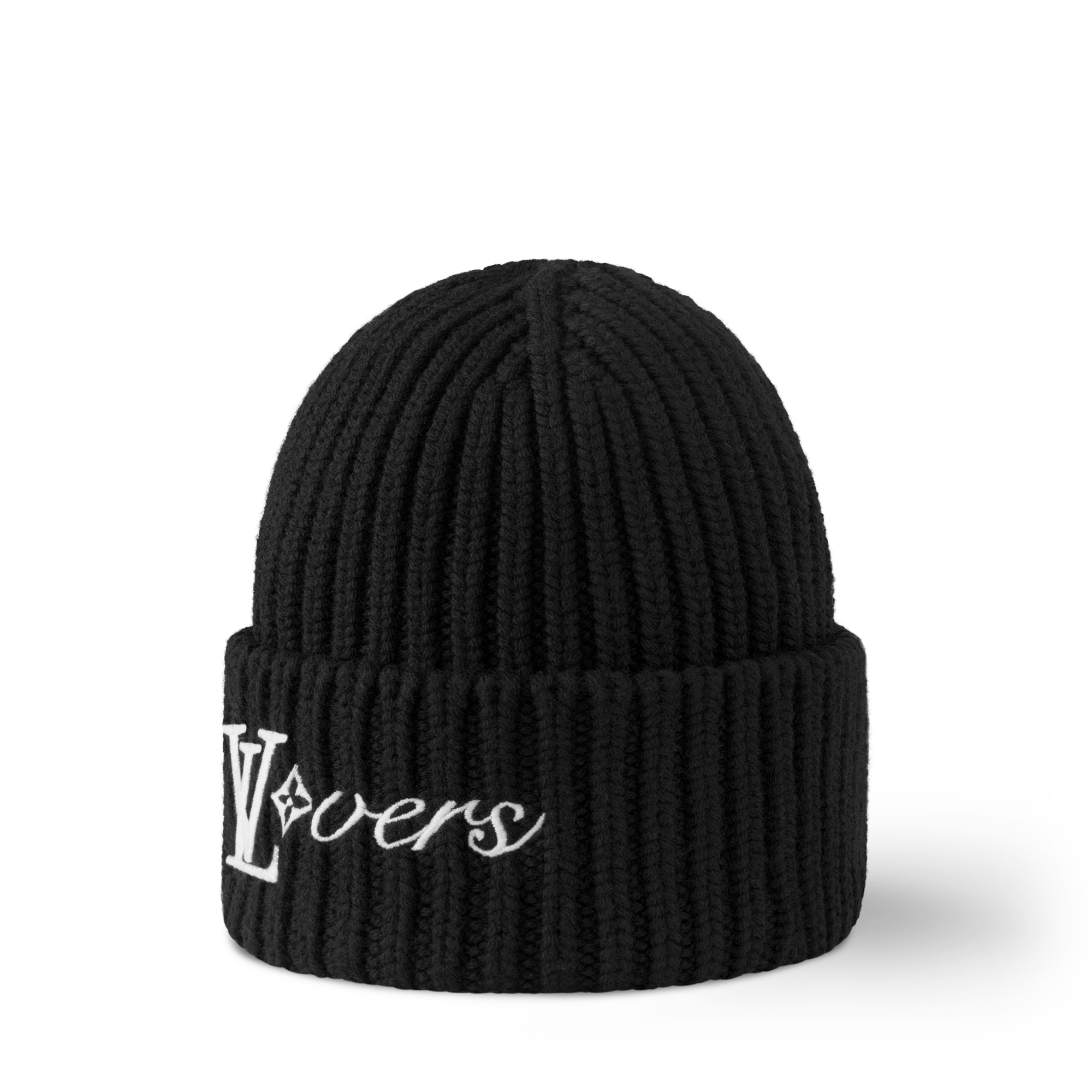 LV Vers Beanie - Luxury S00 Black | LOUIS VUITTON